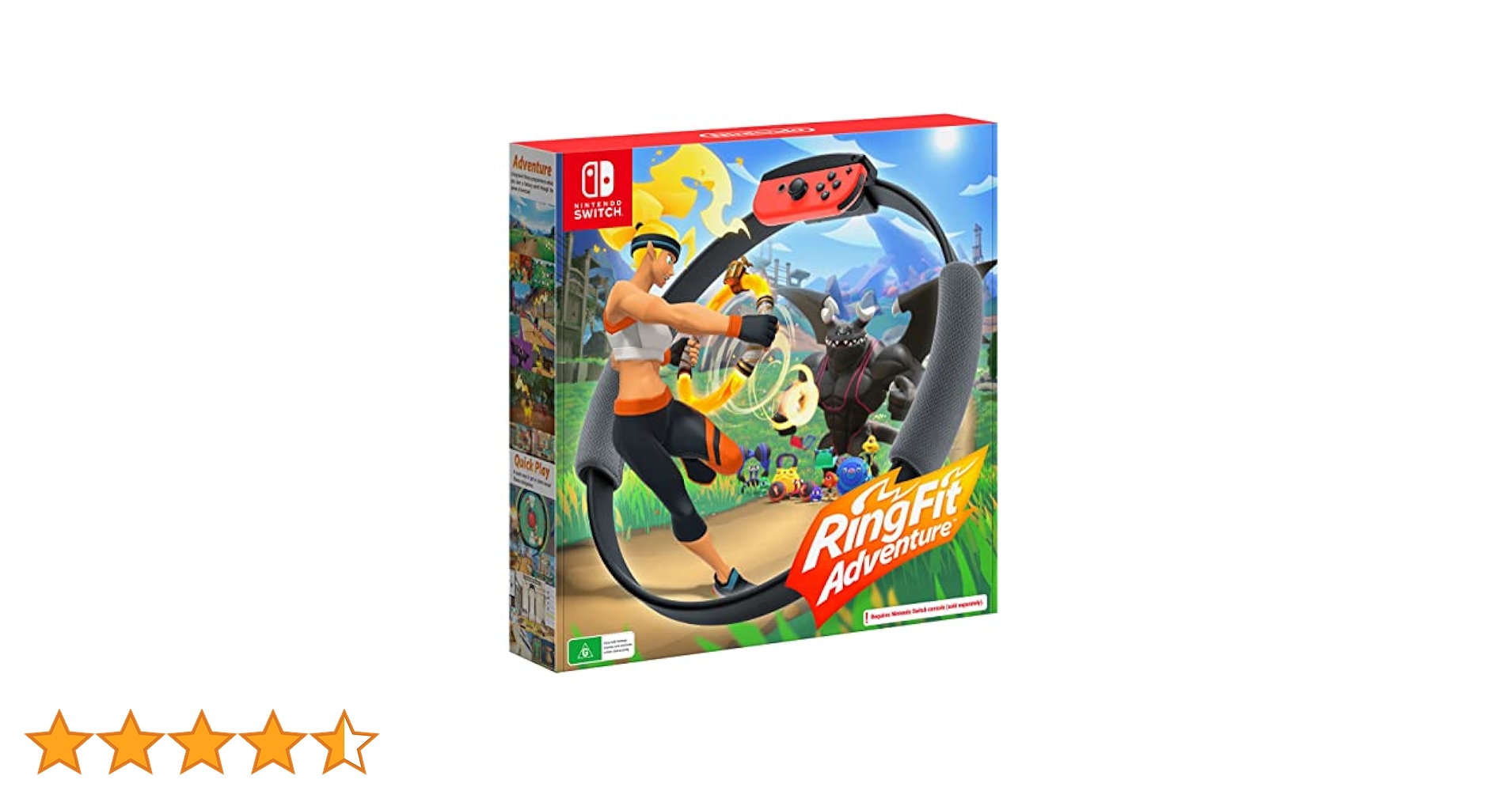 Nintendo Switch Ring Fit Adventure - czarny : Amazon.pl: Gry